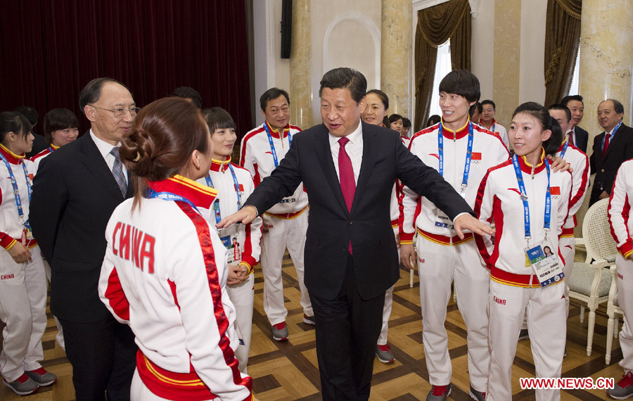 [:ka] გამარჯვების ჟინი ოლიმპიადისთვის, ჩინეთის პრეზიდენტი სპორტსმენებს მოუწოდებს[:]