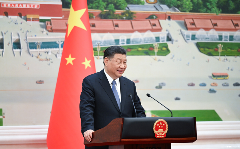 ჩინეთის პრეზიდენტი 70 ქვეყნის ელჩს შეხვდა